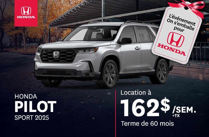 Bannière de Promotion Pilot Sport 2025